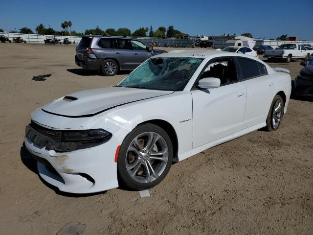 2C3CDXCT5MH594395 - 2021 DODGE CHARGER R/T WHITE photo 1