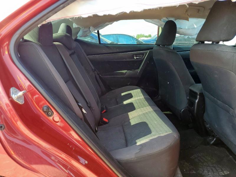 5YFBURHE2JP810609 - 2018 TOYOTA COROLLA L RED photo 10