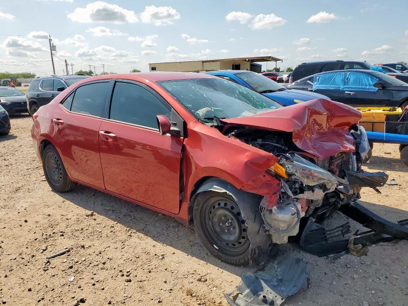 5YFBURHE2JP810609 - 2018 TOYOTA COROLLA L RED photo 4