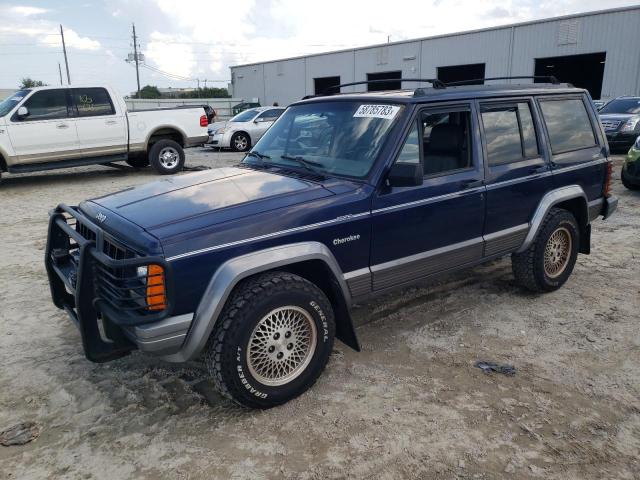 1J4FJ78S5TL256489 - 1996 JEEP CHEROKEE COUNTRY BLUE photo 1