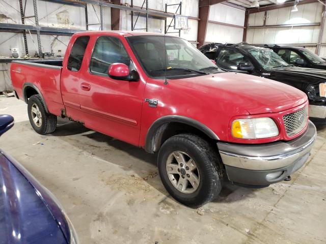 1FTRX18L13NB88218 - 2003 FORD F150 4WD RED photo 4