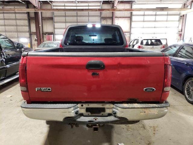 1FTRX18L13NB88218 - 2003 FORD F150 4WD RED photo 6