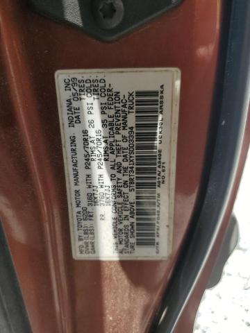 5TBRT341XYS003394 - 2000 TOYOTA TUNDRA ACCESS CAB 棕色 照片 12