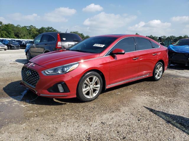 5NPE34AF6KH808804 - 2019 HYUNDAI SONATA LIMITED RED photo 1