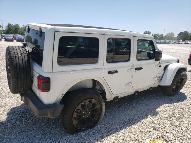 1C4JJXP65NW182903 - 2022 JEEP WRANGLER U SAHARA 4XE WHITE photo 3