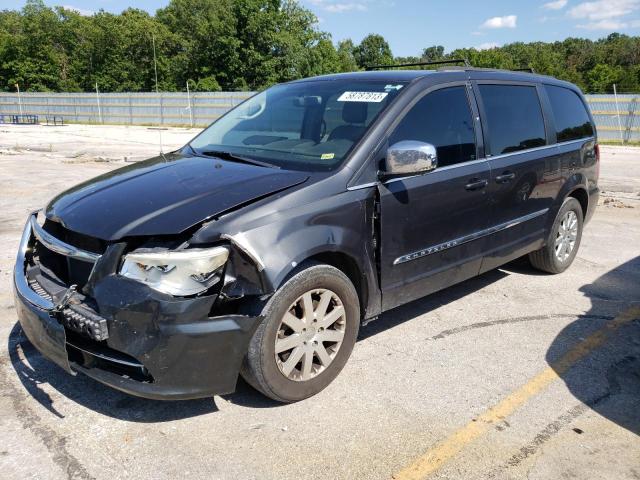 2C4RC1CG7CR125052 - 2012 CHRYSLER TOWN & COU TOURING L BLACK photo 1