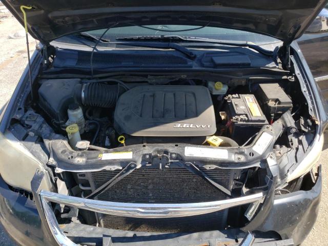 2C4RC1CG7CR125052 - 2012 CHRYSLER TOWN & COU TOURING L BLACK photo 11