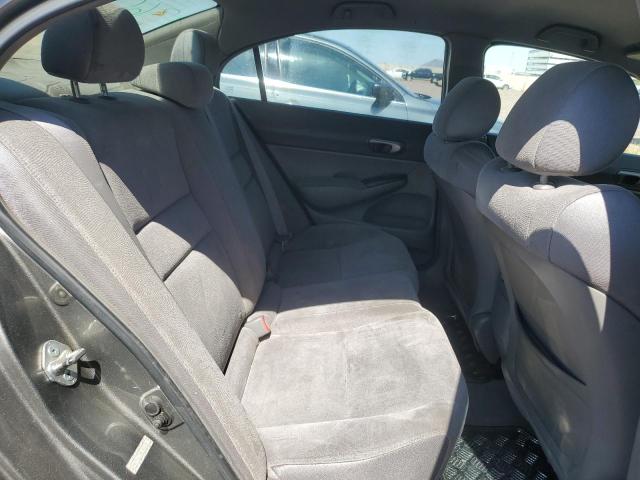 1HGFA16516L043836 - 2006 HONDA CIVIC LX GRAY photo 10