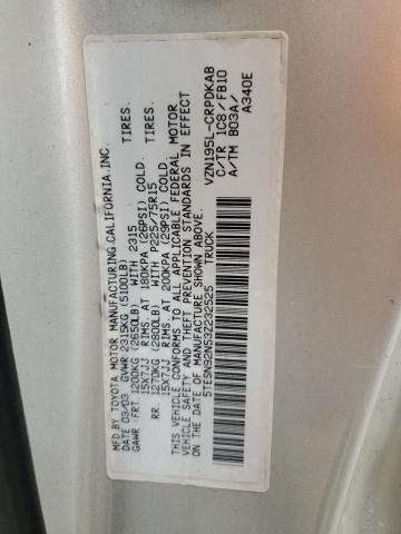 5TESN92N53Z232525 - 2003 TOYOTA TACOMA XTRACAB PRERUNNER 银色 照片 12