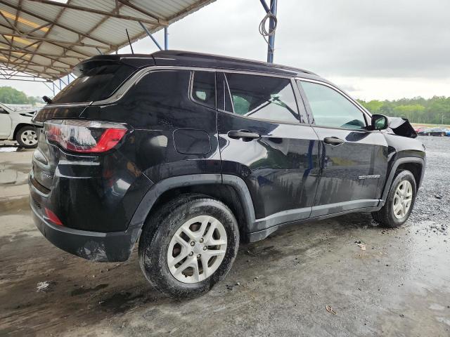 3C4NJCAB6MT522936 - 2021 JEEP COMPASS SPORT BLACK photo 3