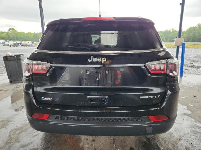 3C4NJCAB6MT522936 - 2021 JEEP COMPASS SPORT BLACK photo 6
