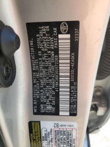 4T1BK36B36U072269 - 2006 TOYOTA AVALON XL SILVER photo 12