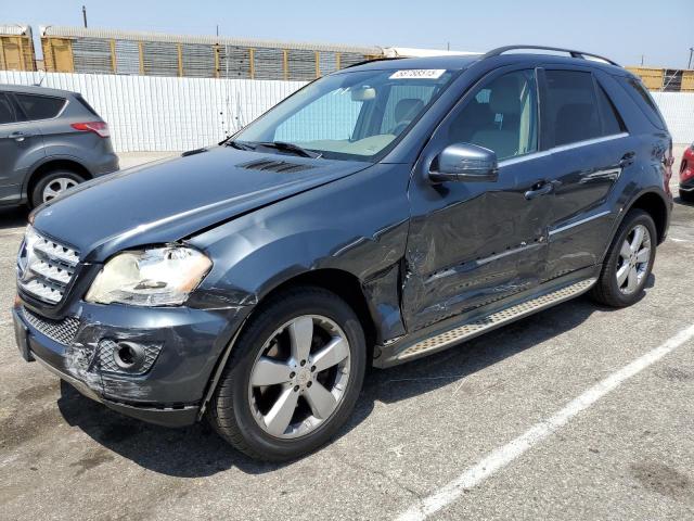 4JGBB8GB0BA674828 - 2011 MERCEDES-BENZ ML 350 4MATIC GRAY photo 1