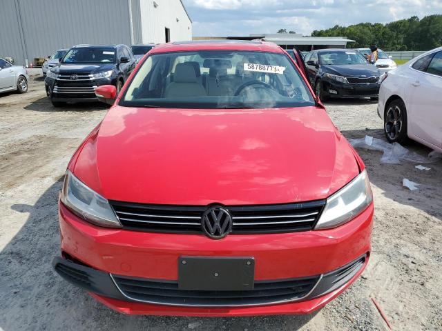 3VWLL7AJ8DM355857 - 2013 VOLKSWAGEN JETTA TDI RED photo 5