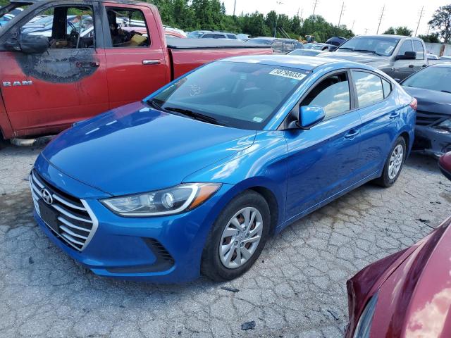 5NPD74LF9JH274404 - 2018 HYUNDAI ELANTRA SE BLUE photo 1