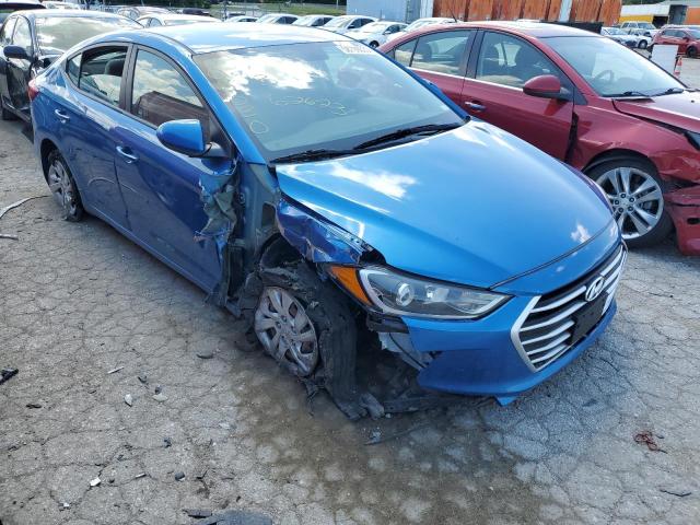 5NPD74LF9JH274404 - 2018 HYUNDAI ELANTRA SE BLUE photo 4