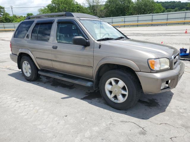 JN8DR09X22W661444 - 2002 NISSAN PATHFINDER LE TAN photo 4
