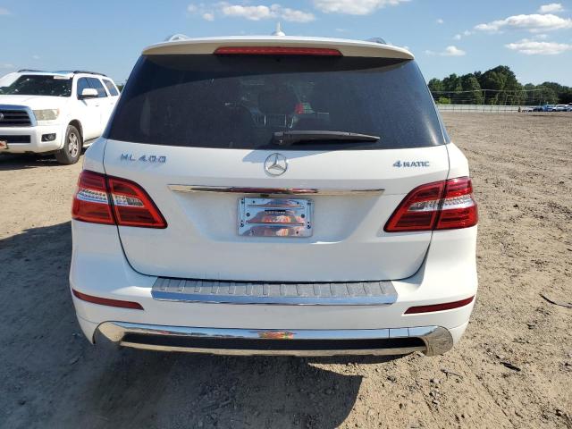 4JGDA5GB8FA516866 - 2015 MERCEDES-BENZ ML 400 4MATIC WHITE photo 6