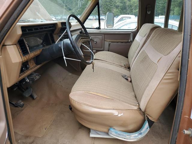 1FTHX25L6GKA38067 - 1986 FORD F250 BROWN photo 7