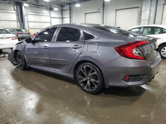 2HGFC2F89MH500882 - 2021 HONDA CIVIC SPORT SILVER photo 2