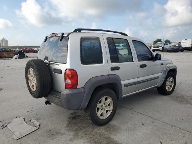 1J4GK48K43W641654 - 2003 JEEP LIBERTY SPORT SILVER photo 3