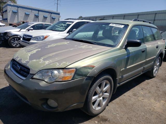 4S4BP61C677320050 - 2007 SUBARU OUTBACK OUTBACK 2.5I GREEN photo 1