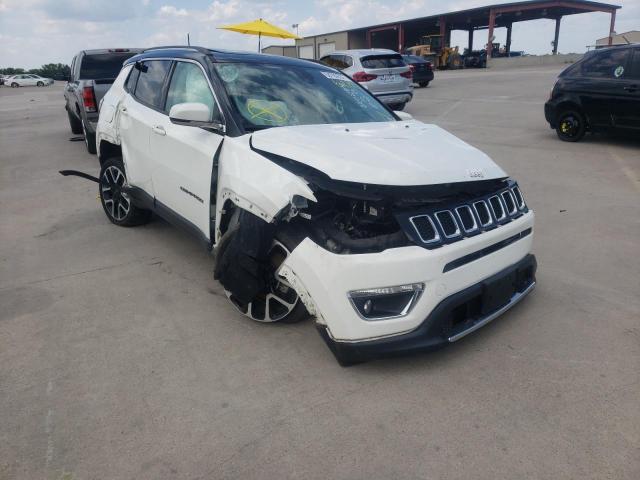 3C4NJDCB0HT645883 - 2017 JEEP COMPASS LIMITED WHITE photo 1