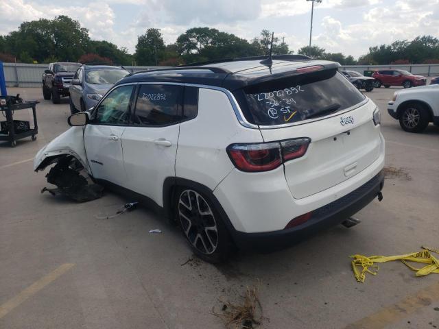 3C4NJDCB0HT645883 - 2017 JEEP COMPASS LIMITED WHITE photo 3