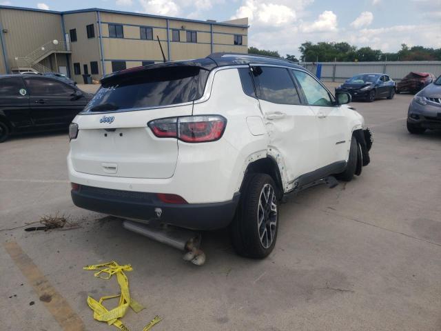 3C4NJDCB0HT645883 - 2017 JEEP COMPASS LIMITED WHITE photo 4