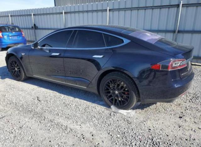 5YJSA1CP9DFP26709 - 2013 TESLA MODEL S BLUE photo 4