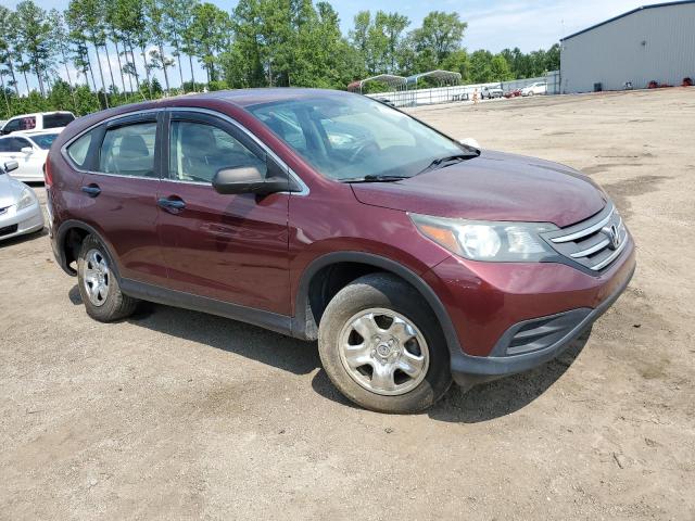 5J6RM4H31CL024435 - 2012 HONDA CR-V LX MAROON photo 4