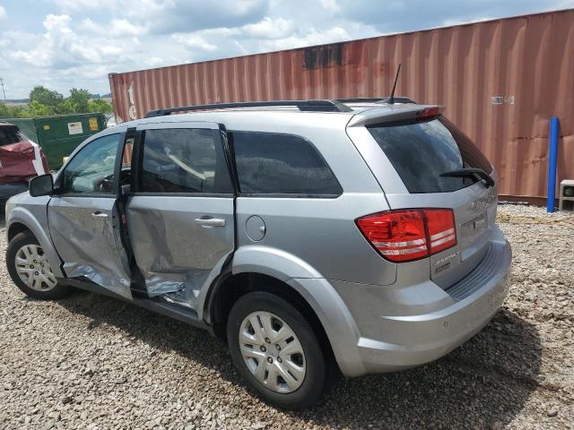 3C4PDCAB7LT266336 - 2020 DODGE JOURNEY SE SILVER photo 2