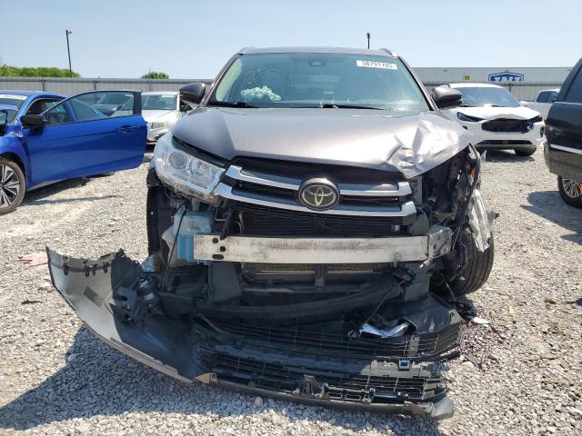 5TDJZRFH3KS582784 - 2019 TOYOTA HIGHLANDER SE GRAY photo 5