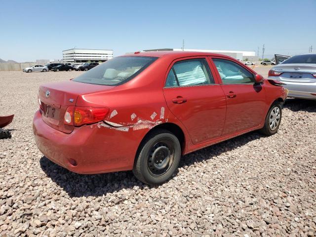 2T1BU4EE3AC236268 - 2010 TOYOTA COROLLA BASE RED photo 3