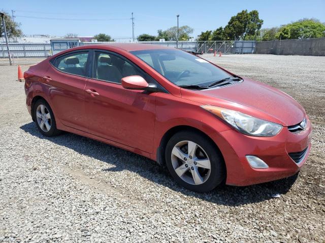 KMHDH4AE1CU329746 - 2012 HYUNDAI ELANTRA GLS RED photo 4