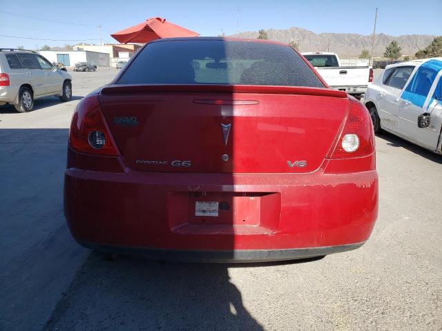 1G2ZG558464238616 - 2006 PONTIAC G6 SE1 MAROON photo 6