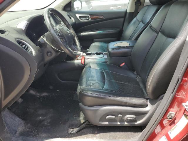 5N1AR2MN9EC672376 - 2014 NISSAN PATHFINDER S MAROON photo 7