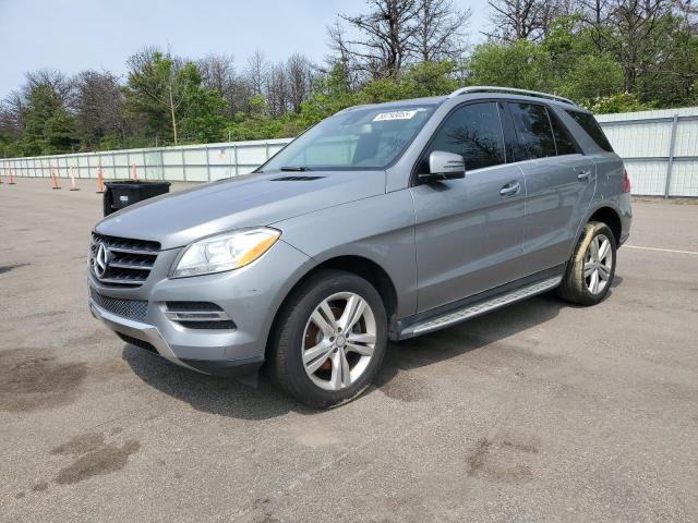 4JGDA5HB1FA580293 - 2015 MERCEDES-BENZ ML 350 4MATIC SILVER photo 1