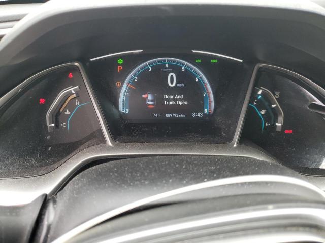 19XFC1F34KE003390 - 2019 HONDA CIVIC EX BLUE photo 9