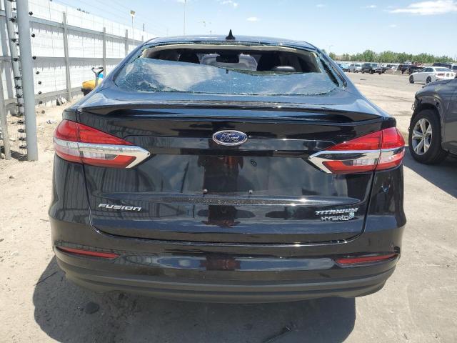 3FA6P0RU8KR257895 - 2019 FORD FUSION TITANIUM BLACK photo 6