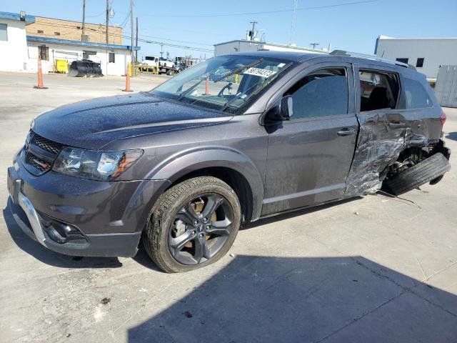 3C4PDCGG2KT857840 - 2019 DODGE JOURNEY CROSSROAD GRAY photo 1