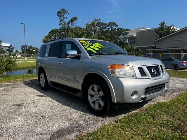 5N1BA08D78N607018 - 2008 NISSAN ARMADA SE SILVER photo 1