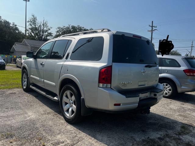 5N1BA08D78N607018 - 2008 NISSAN ARMADA SE SILVER photo 4