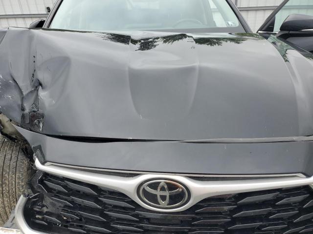 5TDGZRBH9MS106817 - 2021 TOYOTA HIGHLANDER XLE BLACK photo 12