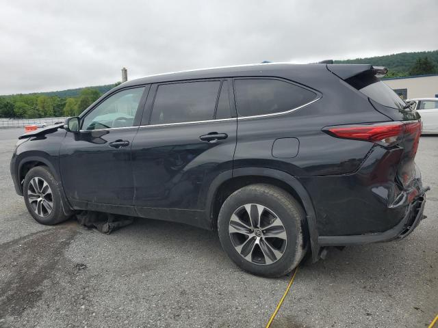5TDGZRBH9MS106817 - 2021 TOYOTA HIGHLANDER XLE BLACK photo 2