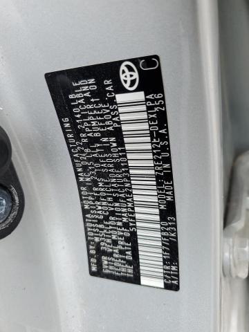 5YFEPMAE2NP311011 - 2022 TOYOTA COROLLA LE Gümüş foto 12