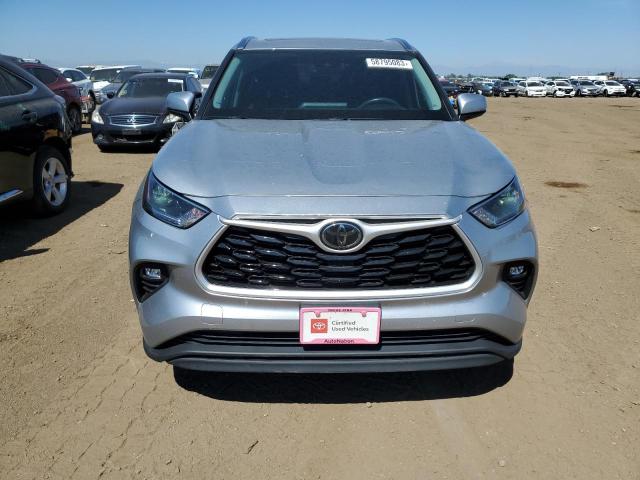 5TDHZRBH0MS071489 - 2021 TOYOTA HIGHLANDER XLE SILVER photo 5