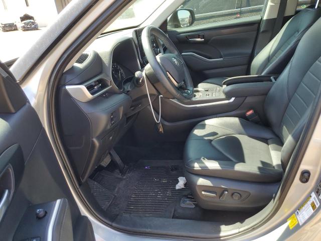 5TDHZRBH0MS071489 - 2021 TOYOTA HIGHLANDER XLE SILVER photo 7