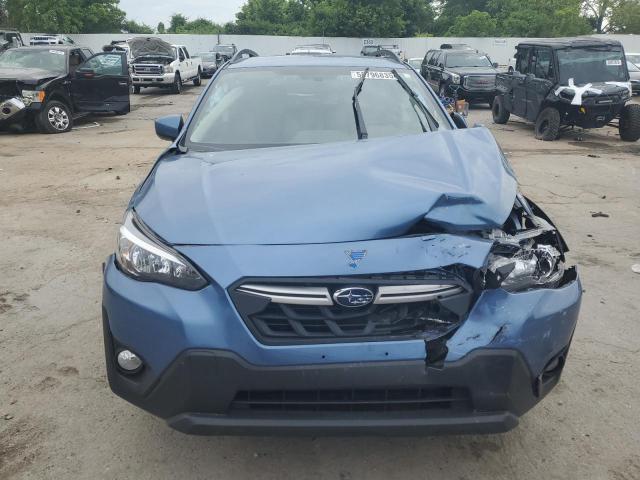 JF2GTAPC9MH658839 - 2021 SUBARU CROSSTREK PREMIUM BLUE photo 5