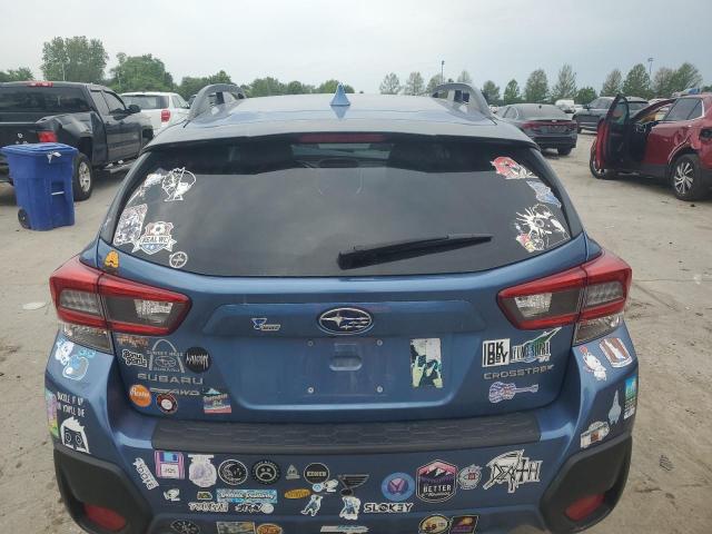 JF2GTAPC9MH658839 - 2021 SUBARU CROSSTREK PREMIUM BLUE photo 6